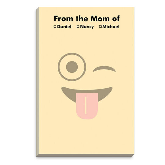 Yellow Silly Emoji Notepads